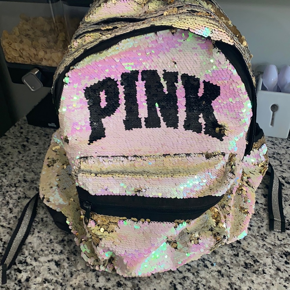 Victoria Secret PINK Sequin Backpack